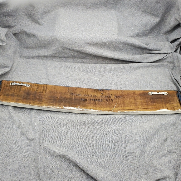 Handpainted Folkart Snowmen Wall Decor - Picture 9 of 10